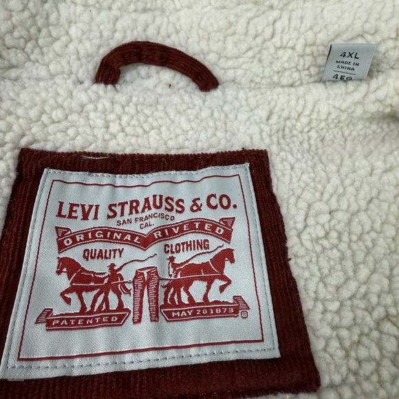 Levi’s Corduroy Faux Sherpa Lined Trucker Jacket NWT - Picture 6 of 10